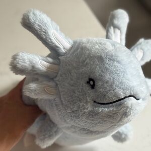 Niuniudaddy™ Weighted Blue Axolotl plush glow in the dark